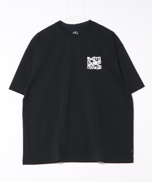 RUSTY(ラスティ)の「【RUSTY/ラスティー】半袖UVTシャツ バックプリント(Tシャツ/カットソー・メンズ・ブラック/ホワイト/ベージュ/カーキ・X-LARGE/LARGE/MEDIUM)」の15枚目の写真