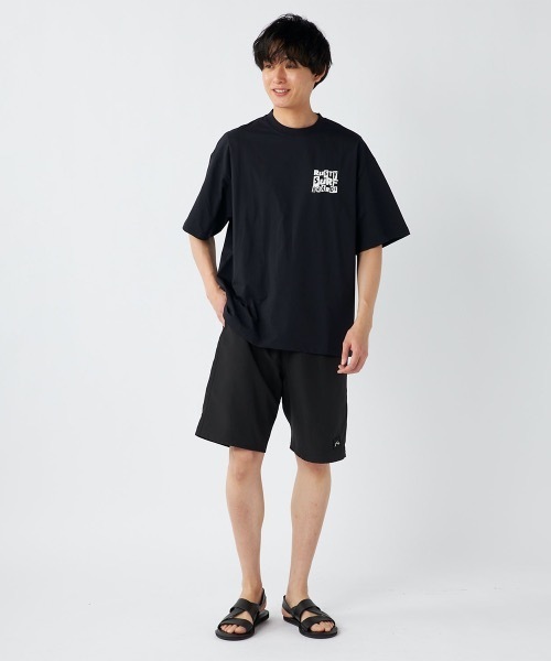 RUSTY(ラスティ)の「【RUSTY/ラスティー】半袖UVTシャツ バックプリント(Tシャツ/カットソー・メンズ・ブラック/ホワイト/ベージュ/カーキ・X-LARGE/LARGE/MEDIUM)」の6枚目の写真