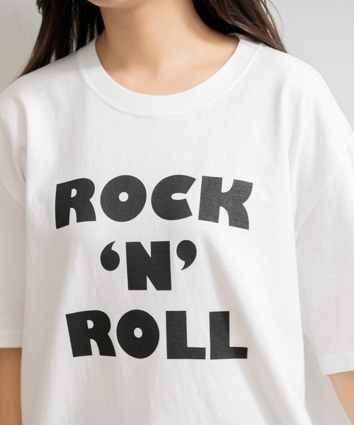 TANGTANG（タンタン）の「【MEN , WOMEN】TANGTANG COOL KIDS R' N' R（Tシャツ/カットソー・メンズ・ブラック/ホワイト・M/XL/L）」の5枚目の写真