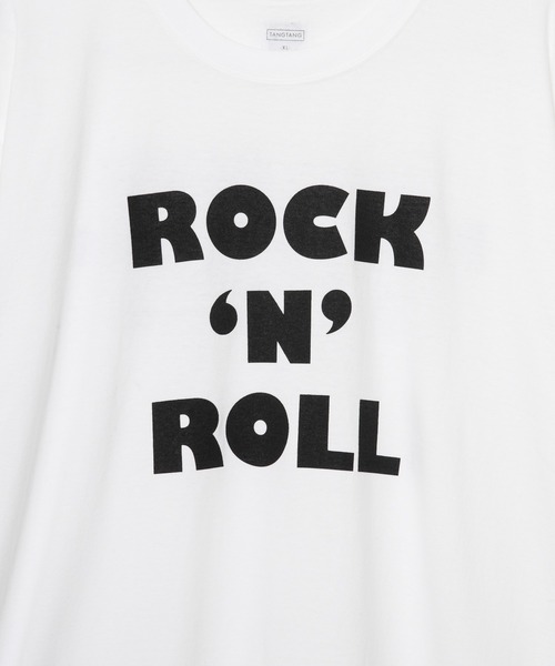 TANGTANG（タンタン）の「【MEN , WOMEN】TANGTANG COOL KIDS R' N' R（Tシャツ/カットソー・メンズ・ブラック/ホワイト・M/XL/L）」の17枚目の写真