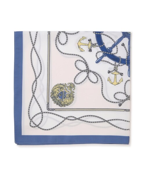 EDIT COLOGNE（エディットコロン）の「マリン柄スカーフ（ストール/ショール・レディース・グレー/ブルー/ネイビー・ﾌﾘ-）」の10枚目の写真