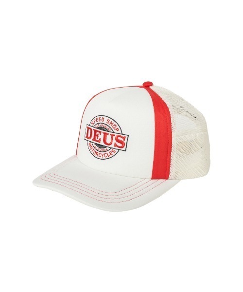 DEUS EX MACHINA（デウスエクスマキナ）の「HOT STREAKS TRUCKER（キャップ・メンズ・ブラック/ネイビー/ホワイト・OS）」の2枚目の写真