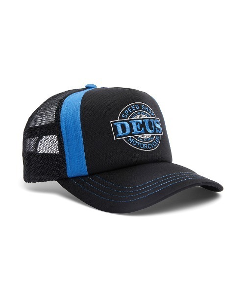 DEUS EX MACHINA（デウスエクスマキナ）の「HOT STREAKS TRUCKER（キャップ・メンズ・ブラック/ネイビー/ホワイト・OS）」の3枚目の写真