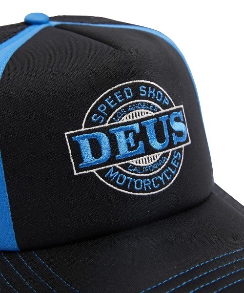 DEUS EX MACHINA（デウスエクスマキナ）の「HOT STREAKS TRUCKER（キャップ・メンズ・ブラック/ネイビー/ホワイト・OS）」の7枚目の写真