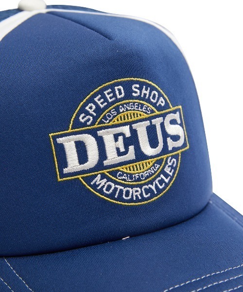 DEUS EX MACHINA（デウスエクスマキナ）の「HOT STREAKS TRUCKER（キャップ・メンズ・ブラック/ネイビー/ホワイト・OS）」の5枚目の写真