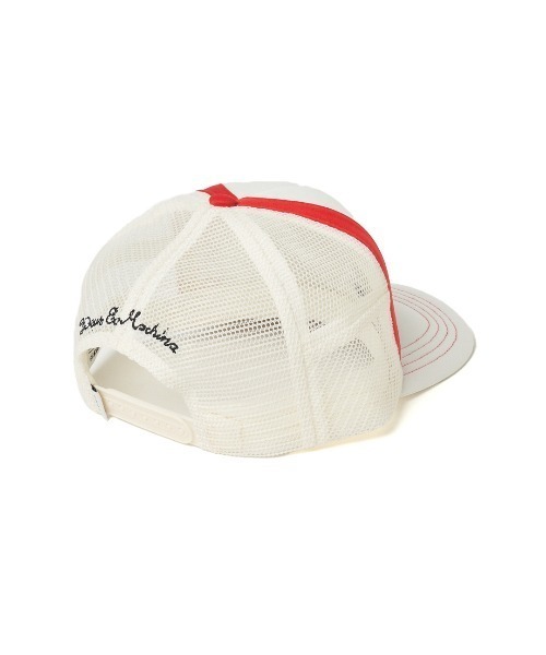 DEUS EX MACHINA（デウスエクスマキナ）の「HOT STREAKS TRUCKER（キャップ・メンズ・ブラック/ネイビー/ホワイト・OS）」の9枚目の写真