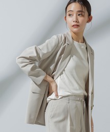 NANO universe | Anti Soaked(R) 汗染み防止 リブノースリーブTシャツ(Tシャツ/カットソー)