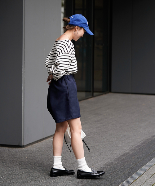 OUTDOOR PRODUCTS Usual Things(アウトドアプロダクツユージュアルシングス)の「ショートパンツ(その他パンツ・レディース・グレー/ネイビー・FREE)」の7枚目の写真