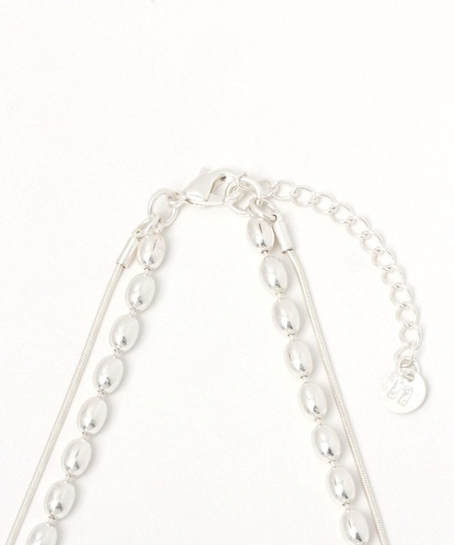 niko and...（ニコアンド）の「ストーンチェーン2連ネックレス（ネックレス・レディース・レッド/グリーン/ブラック/ブルー・0）」の6枚目の写真