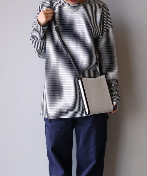 Mia Borsa（ミアボルサ）の「[Mia Borsa] ショルダーバッグ 本革 牛革 斜めがけ（ショルダーバッグ・レディース・キャメル/ブラック・FREE）」の13枚目の写真
