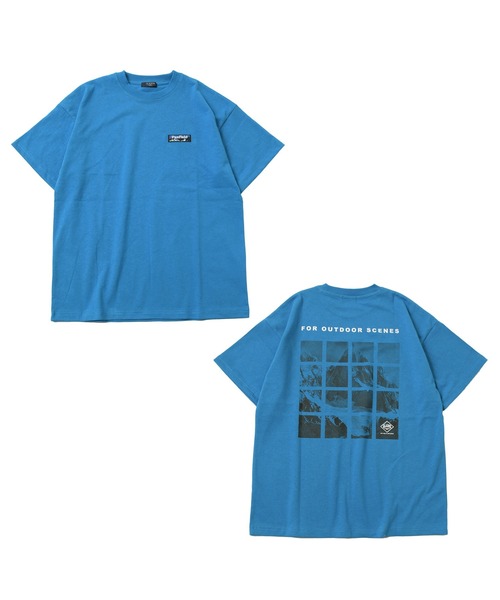 PEN FIELD(ペンフィールド)の「【大人向けサイズあり】【Penfield】USAコットン・バックスクエアフォト半袖Tシャツ(Tシャツ/カットソー・キッズ・イエロー/ブラック/グレー/ブルー・140cm/150cm/160cm/170cm)」の3枚目の写真