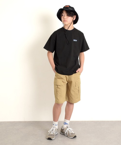 PEN FIELD(ペンフィールド)の「【大人向けサイズあり】【Penfield】USAコットン・バックスクエアフォト半袖Tシャツ(Tシャツ/カットソー・キッズ・イエロー/ブラック/グレー/ブルー・140cm/150cm/160cm/170cm)」の6枚目の写真