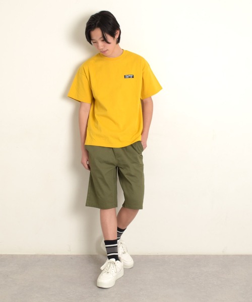PEN FIELD(ペンフィールド)の「【大人向けサイズあり】【Penfield】USAコットン・バックスクエアフォト半袖Tシャツ(Tシャツ/カットソー・キッズ・イエロー/ブラック/グレー/ブルー・140cm/150cm/160cm/170cm)」の8枚目の写真