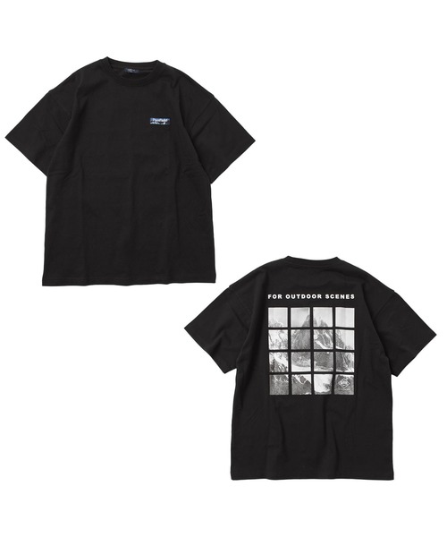 PEN FIELD(ペンフィールド)の「【大人向けサイズあり】【Penfield】USAコットン・バックスクエアフォト半袖Tシャツ(Tシャツ/カットソー・キッズ・イエロー/ブラック/グレー/ブルー・140cm/150cm/160cm/170cm)」の9枚目の写真