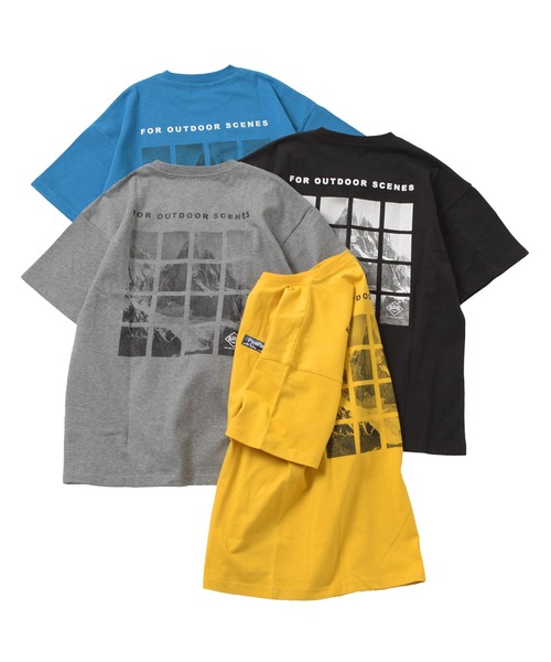 PEN FIELD(ペンフィールド)の「【大人向けサイズあり】【Penfield】USAコットン・バックスクエアフォト半袖Tシャツ(Tシャツ/カットソー・キッズ・イエロー/ブラック/グレー/ブルー・140cm/150cm/160cm/170cm)」の18枚目の写真