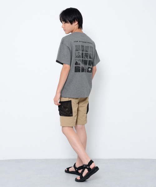 PEN FIELD(ペンフィールド)の「【大人向けサイズあり】【Penfield】USAコットン・バックスクエアフォト半袖Tシャツ(Tシャツ/カットソー・キッズ・イエロー/ブラック/グレー/ブルー・140cm/150cm/160cm/170cm)」の11枚目の写真