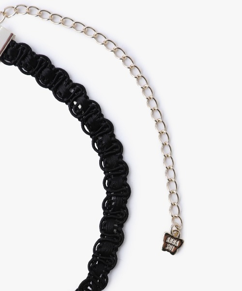 ANNA SUI（アナスイ）の「蝶モチーフ チョーカー（チョーカー・レディース・ベージュ系/パープル・FREE）」の4枚目の写真