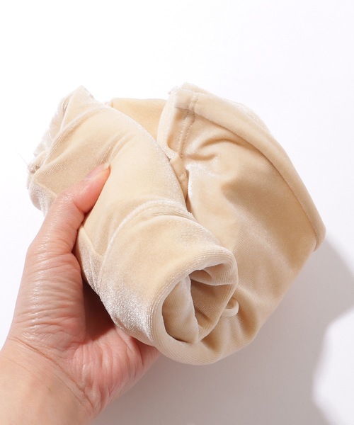 Lace Ladies(レースレディース)の「ベロア調 Vネック カップイン コンパクト キャミソール(キャミソール・レディース・アイボリー/ブラック/ブラウン/ネイビー・FREE)」の10枚目の写真