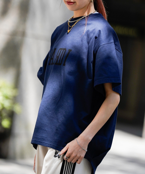JOINT WORKS（ジョイントワークス）の「《追加》【ALORE/アローレ】ロゴバックタックTシャツ（Tシャツ/カットソー・レディース・ネイビー・FREE）」の8枚目の写真