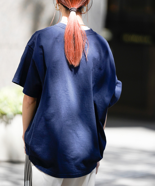 JOINT WORKS（ジョイントワークス）の「《追加》【ALORE/アローレ】ロゴバックタックTシャツ（Tシャツ/カットソー・レディース・ネイビー・FREE）」の9枚目の写真