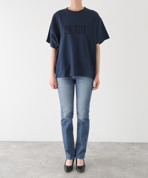 JOINT WORKS（ジョイントワークス）の「《追加》【ALORE/アローレ】ロゴバックタックTシャツ（Tシャツ/カットソー・レディース・ネイビー・FREE）」の13枚目の写真