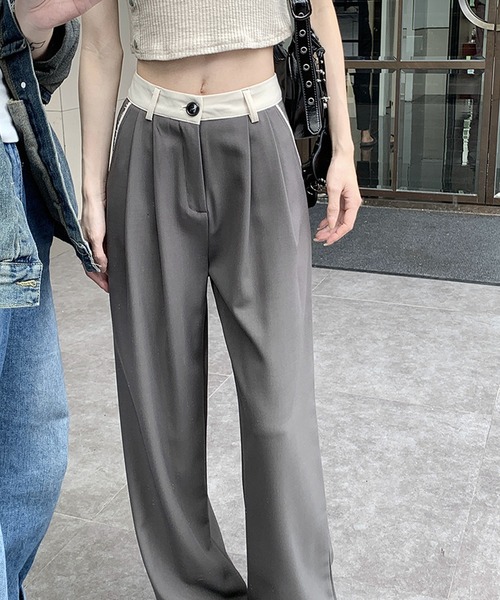 aimoha(アイモハ)の「ゆったりワイドパンツ(その他パンツ・レディース・ダークグレー/ブラック・SMALL/LARGE/MEDIUM)」の17枚目の写真