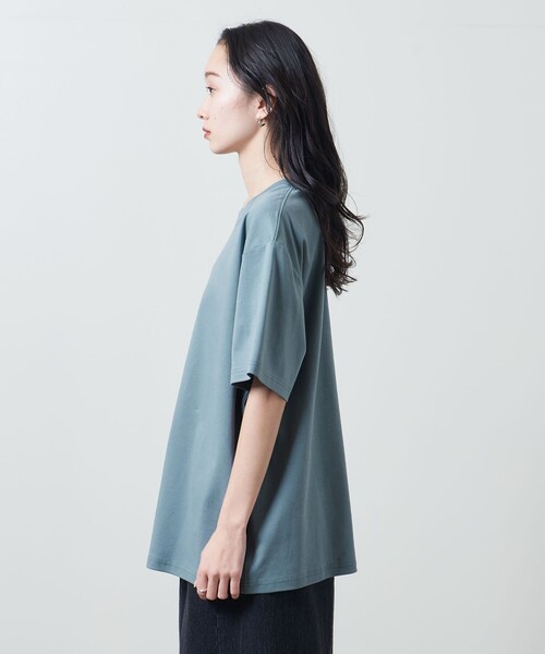 MARW UNITED ARROWS(マルゥ ユナイテッドアローズ)の「<MARW UNITED ARROWS>ビックシルエット Tシャツ(Tシャツ/カットソー・レディース・ダークグレー/ホワイト/ブラック/ライトブルー・FREE)」の18枚目の写真