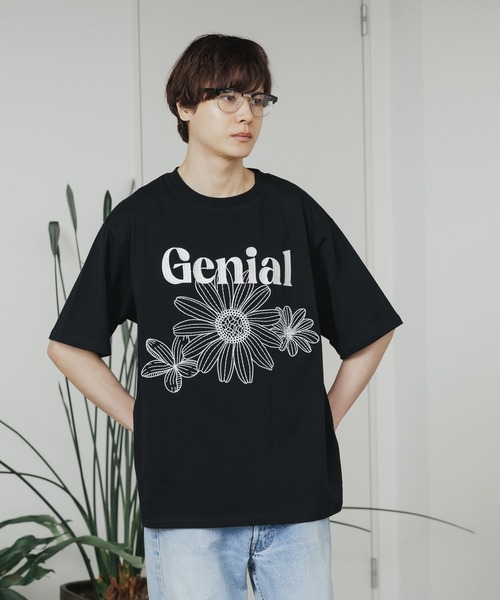 【新品未開封】女子研究大学　LEGENDA フラワー刺繍Tシャツ ANPAS tシャツ Amunzen Flower Embroidery T-shirt/梨地