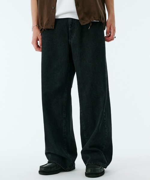 セットアップ対応〉PUBLIC DENIM リラックスワイド（デニム