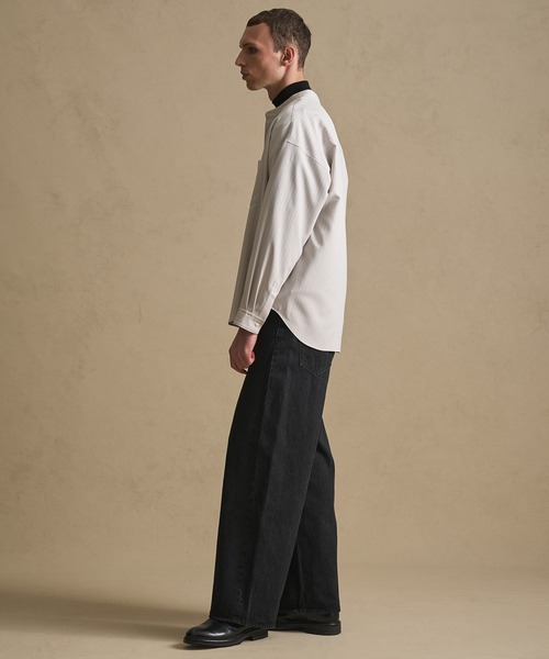 PUBLIC TOKYO（パブリックトウキョウ）の「〈セットアップ対応〉PUBLIC DENIM リラックスワイド（デニムパンツ・メンズ・ブラック/ブラウン/インディゴブルー/ダークブラウン/ブルー系その他・1/2/3）」の22枚目の写真