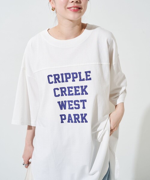 ネットオフ 送料得店  フットボール ピグメント セール】限定展開 ロゴ Tシャツ 半袖 Tシャツ(半袖/袖なし)