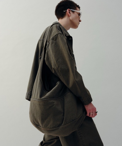 COOTIE PRODUCTION 黒デニムショルダーバッグ COOTIE PRODUCTIONS / Denim Sling Bag 通販 正規代理店