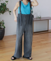 LEPSIM | デニムサス付きパンツ 116415(デニムパンツ)