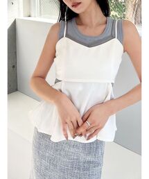 シアーコンビキャミソール