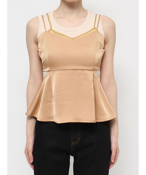 RESEXXY（リゼクシー）の「シアーコンビキャミソール（キャミソール・レディース・ホワイト/オレンジ/ブラック・FREE）」の17枚目の写真