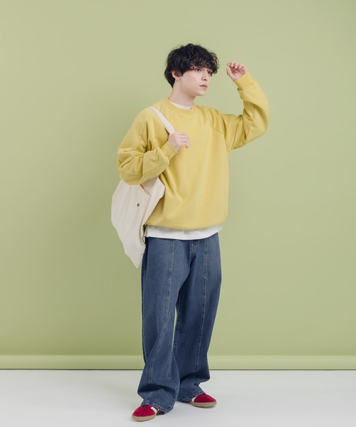 MUHET(ミュエータ)の「センターシームデニムパンツ(デニムパンツ・メンズ・オフホワイト/ブラウン/インディゴブルー・MEDIUM/LARGE/SMALL)」の20枚目の写真