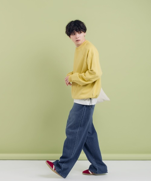 MUHET(ミュエータ)の「センターシームデニムパンツ(デニムパンツ・メンズ・オフホワイト/ブラウン/インディゴブルー・MEDIUM/LARGE/SMALL)」の21枚目の写真