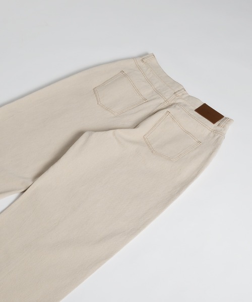 MUHET(ミュエータ)の「センターシームデニムパンツ(デニムパンツ・メンズ・オフホワイト/ブラウン/インディゴブルー・MEDIUM/LARGE/SMALL)」の7枚目の写真