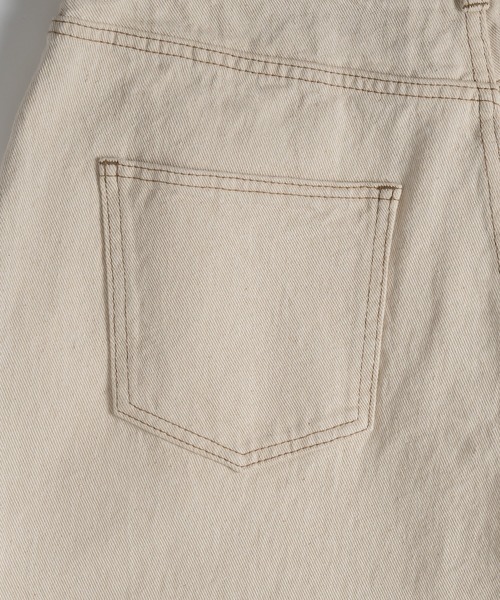 MUHET(ミュエータ)の「センターシームデニムパンツ(デニムパンツ・メンズ・オフホワイト/ブラウン/インディゴブルー・MEDIUM/LARGE/SMALL)」の5枚目の写真