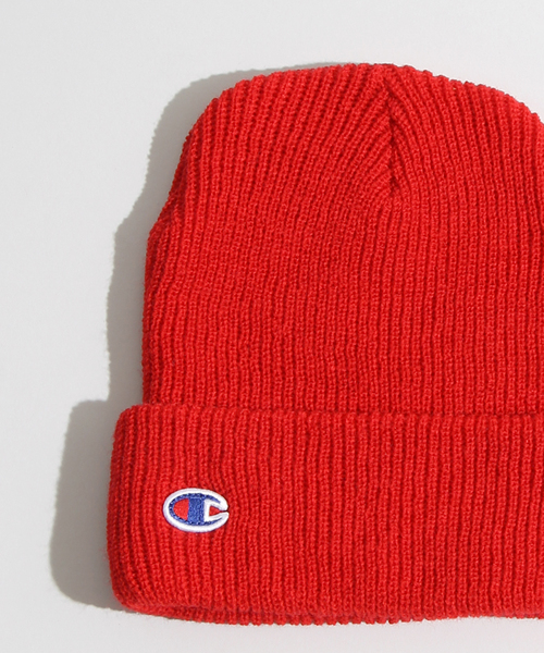 Champion（チャンピオン）の「∴WEGO/Championニットキャップ（ニットキャップ/ビーニー・メンズ・ホワイト/ブラック/グレー/ブルー/レッド・FREE）」の5枚目の写真