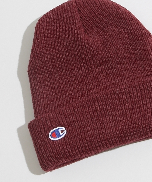 Champion（チャンピオン）の「∴WEGO/Championニットキャップ（ニットキャップ/ビーニー・メンズ・グレー/ホワイト/ブラック/ブルー/レッド/ワイン・FREE）」の6枚目の写真