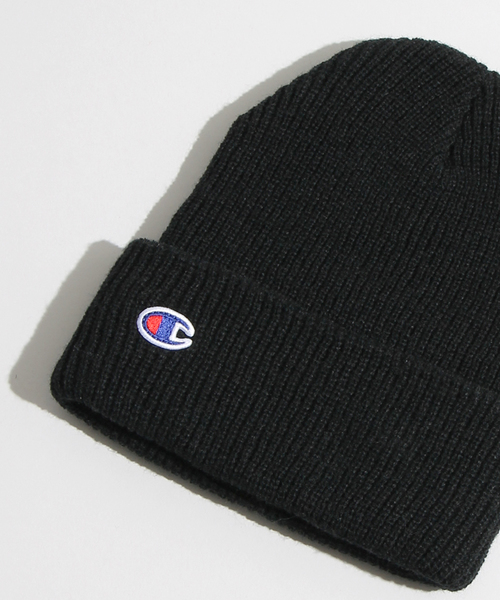 Champion（チャンピオン）の「∴WEGO/Championニットキャップ（ニットキャップ/ビーニー・メンズ・ホワイト/ブラック/グレー/ブルー/レッド・FREE）」の2枚目の写真