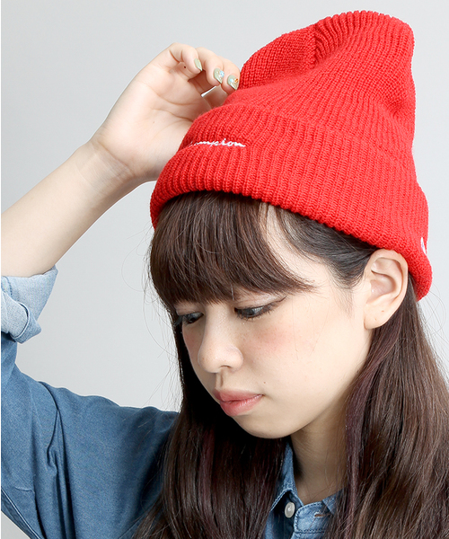 Champion（チャンピオン）の「∴WEGO/Championニットキャップ（ニットキャップ/ビーニー・メンズ・ホワイト/ブラック/グレー/ブルー/レッド・FREE）」の8枚目の写真