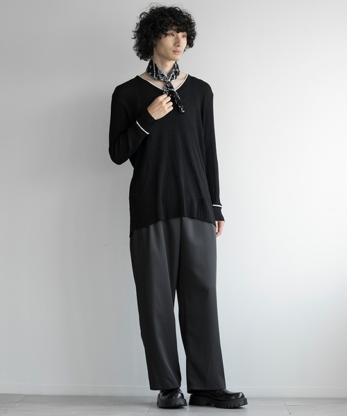 aimoha（アイモハ）の「aimoha men ELEGANT ESSENTIAL KNITWEAR（ニット/セーター・メンズ・ブラック/チョコ/ホワイト・FREE）」の10枚目の写真