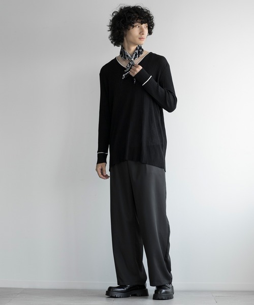 aimoha（アイモハ）の「aimoha men ELEGANT ESSENTIAL KNITWEAR（ニット/セーター・メンズ・ブラック/チョコ/ホワイト・FREE）」の12枚目の写真