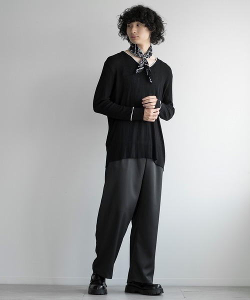aimoha（アイモハ）の「aimoha men ELEGANT ESSENTIAL KNITWEAR（ニット/セーター・メンズ・ブラック/チョコ/ホワイト・FREE）」の14枚目の写真