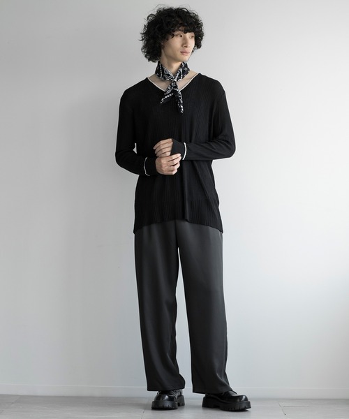 aimoha（アイモハ）の「aimoha men ELEGANT ESSENTIAL KNITWEAR（ニット/セーター・メンズ・ブラック/チョコ/ホワイト・FREE）」の15枚目の写真