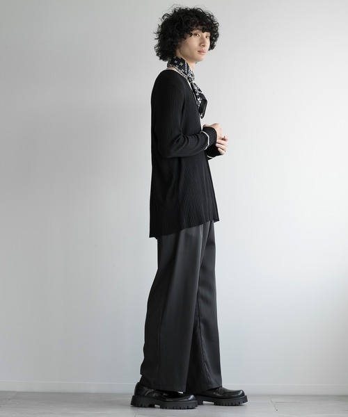 aimoha（アイモハ）の「aimoha men ELEGANT ESSENTIAL KNITWEAR（ニット/セーター・メンズ・ブラック/チョコ/ホワイト・FREE）」の17枚目の写真