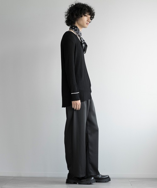 aimoha（アイモハ）の「aimoha men ELEGANT ESSENTIAL KNITWEAR（ニット/セーター・メンズ・ブラック/チョコ/ホワイト・FREE）」の19枚目の写真