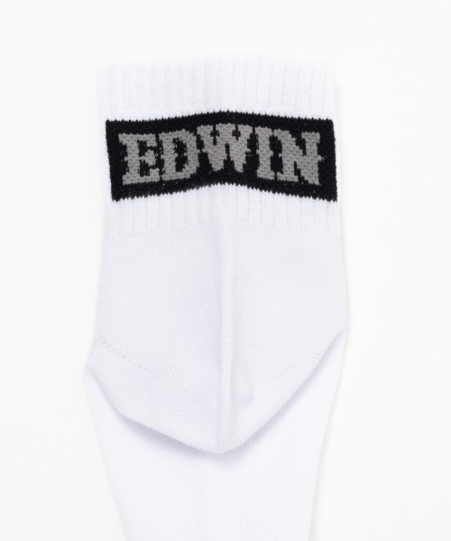 EDWIN（エドウィン）の「EDWIN BACK LOGO 3Pソックス（ソックス/靴下）」 - WEAR
